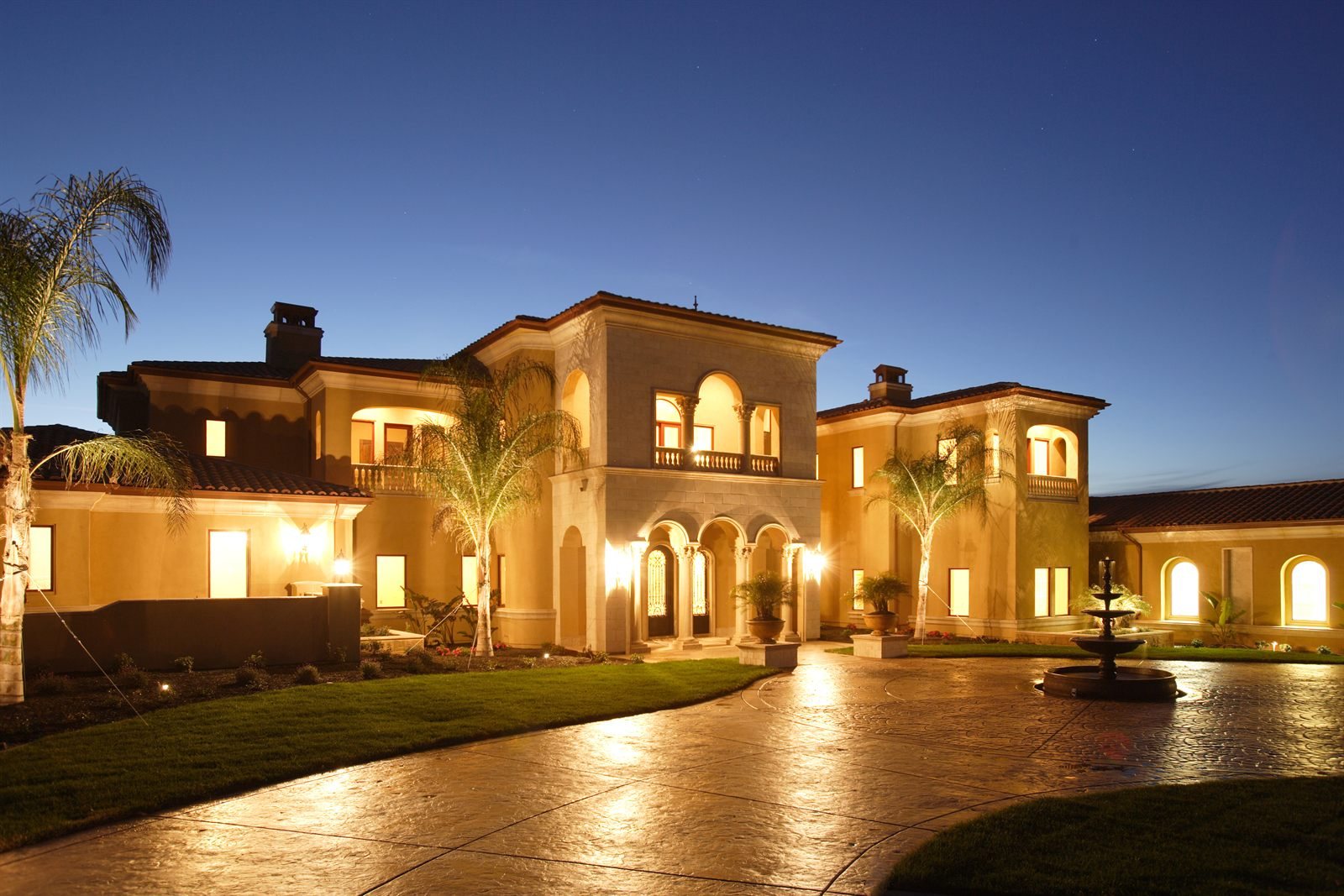 Large home exterior representing home equity