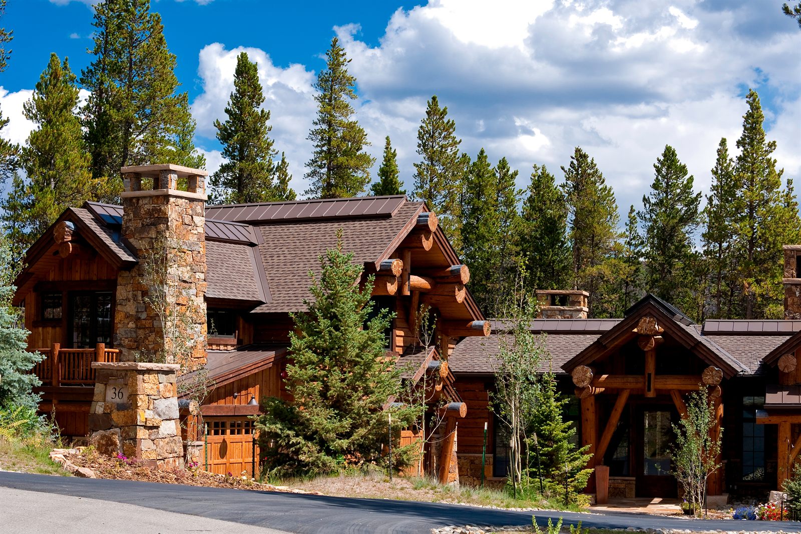 Alpine style mountain home in Colorado
